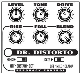 LINE 6 DR DISTORTO - Effet larsen clair - 1