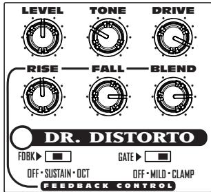 LINE 6 DR DISTORTO - Overdrive avec larsen - 1