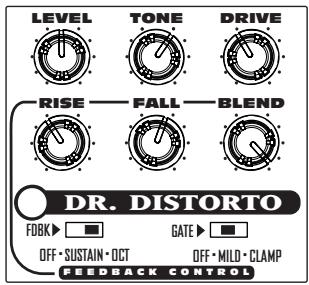 LINE 6 DR DISTORTO - Clean Feedback Effect - 1