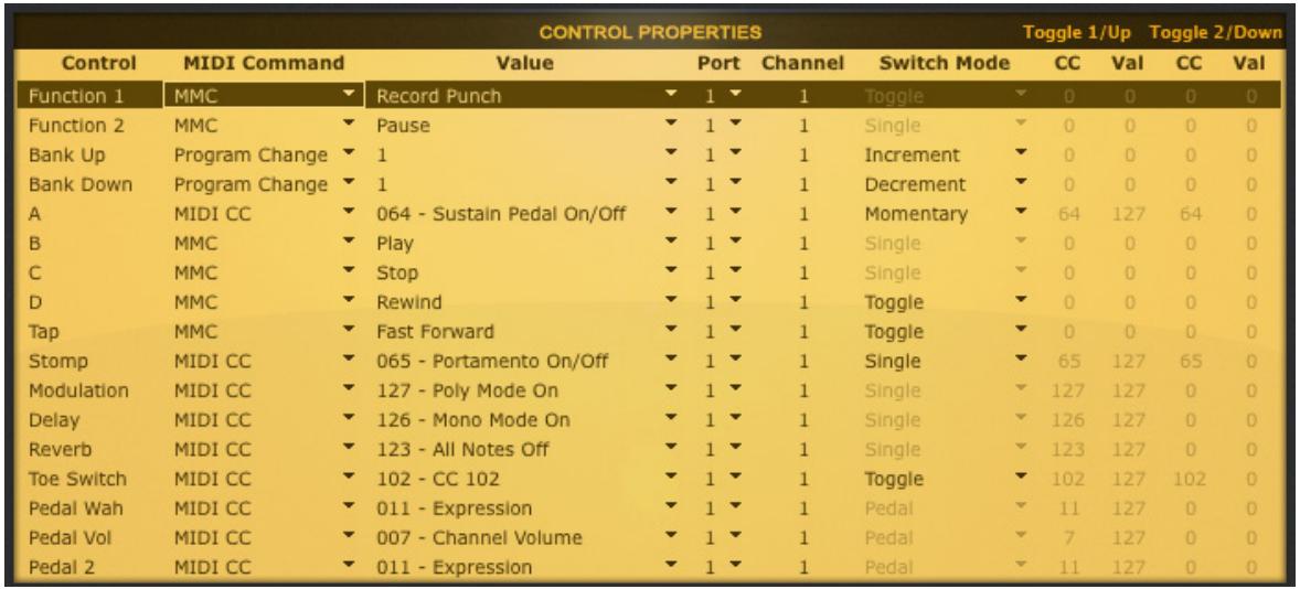 LINE 6 FBV MKII SERIES CONTROLLER - Line 6 FBV Control Application Settings - 1