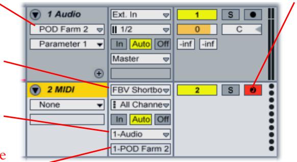 LINE 6 FBV MKII SERIES CONTROLLER - POD Farm 2 Plug-In - MIDI Input Configuration - 2