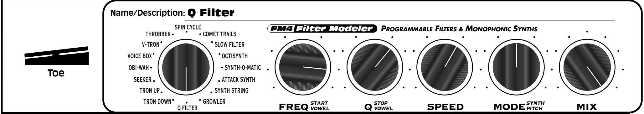 LINE 6 FM4 - FM4 Filter Modeler - Effect Presets Reference Guide - 3