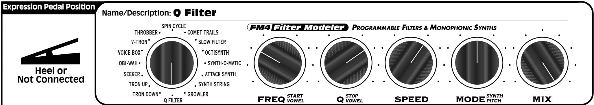 LINE 6 FM4 - FM4 Filter Modeler - Effect Presets Reference Guide - 2