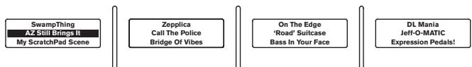 LINE 6 M13 STOMPBOX MODELER - SCENES Et configuration des SCENES - 1