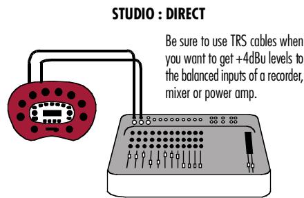 LINE 6 POD XT LIVE - THE "WHAT ARE YOU CONNECTED TO?" EDIT PAGE (see text pages for PODxt Pro details) - 1
