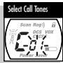 COBRA MICROTALK MT 600 - To Change a Call Tone Setting: - 2