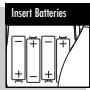 COBRA MICROTALK MT 600 - To Insert Batteries in Radio: - 3