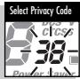 COBRA MICROTALK MT 600 - To Select a CTCSS Privacy Code: - 3