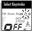 COBRA MICROTALK MT 800 - To Turn Keystroke Tones On or Off: - 2