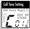 COBRA MICROTALK MT 800 - To Change a Call Tone Setting: - 2