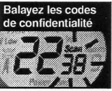COBRA MICROTALK PR 3100 DX - Balayage du code de confidentialité - 3