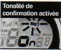 COBRA MICROTALK PR 3100 DX - Pour activer ou désactiver la tonalité de confirmation : - 1
