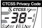COBRA CXT400C - Set CTCSS Privacy Codes - 2