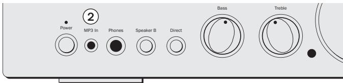 CAMBRIDGE AUDIO AZUR 340A SE - ② Auxiliary MP3 In (340A SE only) - 1