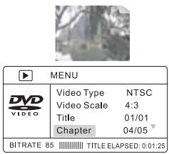 CAMBRIDGE AUDIO DVD99 - Menu info. - 1