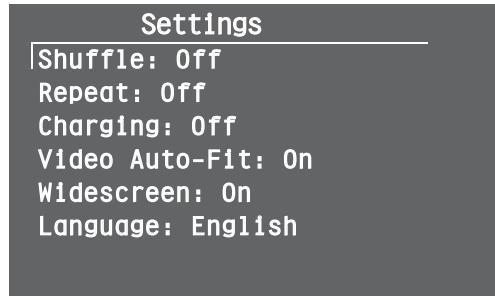 CAMBRIDGE AUDIO ID50 - ⑥ Settings Menu - 1