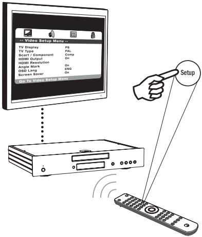CAMBRIDGE AUDIO AZUR 540D - Configuration du lecteur DVD - 1