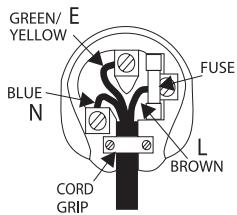 CAMBRIDGE AUDIO AZUR 550 - Plug-fitting Instructions (UK only) - 1