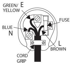 CAMBRIDGE AUDIO AZUR 651C - Plug-fitting Instructions (UK only) - 1