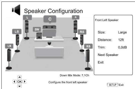 CAMBRIDGE AUDIO AZUR 751BD - Speaker Settings - 1