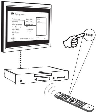CAMBRIDGE AUDIO AZUR 751BD - Setup Menu - 1