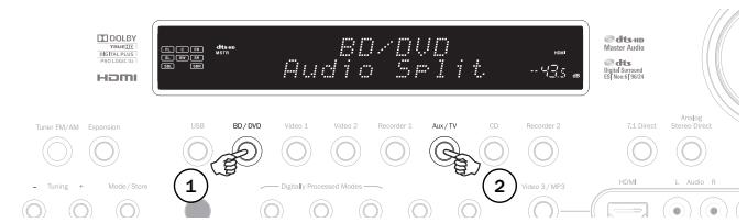 CAMBRIDGE AUDIO AZUR 751R - Audio split mode - 1