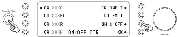 CAMBRIDGE AUDIO AZUR 851A - On/Off control menu - 2