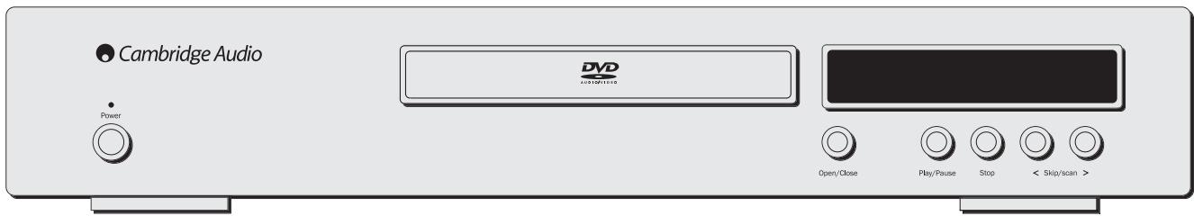CAMBRIDGE AUDIO AZUR DVD89 - FRONT PANEL CONTROLS - 1
