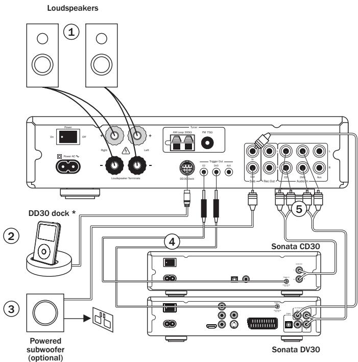 CAMBRIDGE AUDIO SONATA DR30 PLUS - Connections - 1