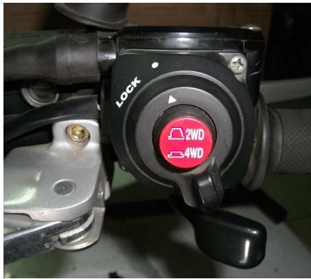 ADLY 600 XCE COUNTRY - Conduite interrupteur de sélection 2WD/4WD - 1