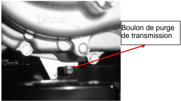 Boulon de purge de transmission