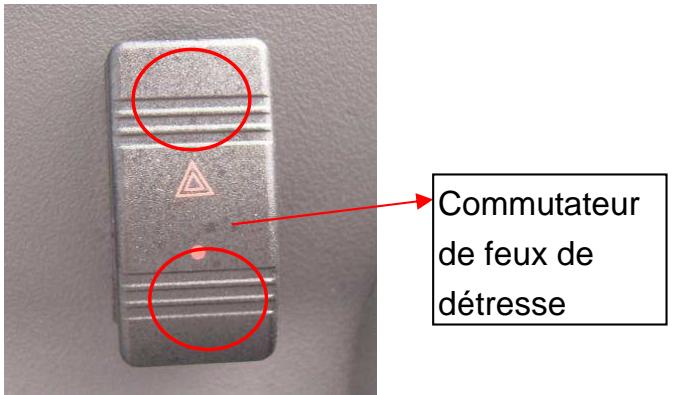 Commutateur de feux de détresse