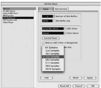LEXICON LAMBDA - ADJUSTING THE BUFFER IN MAC® OSX - 1