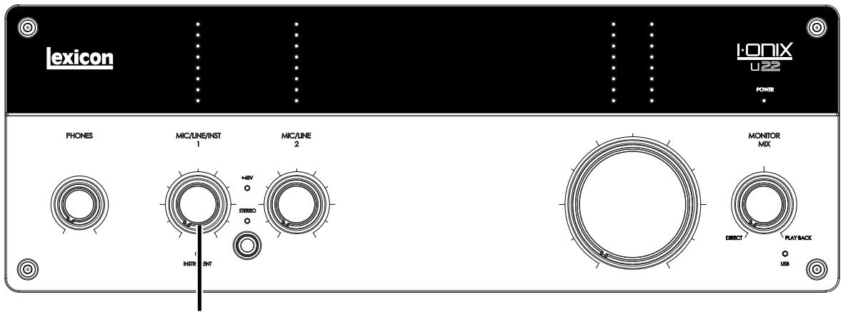 LEXICON I-ONIX U22 - Connect the Guitar - 1