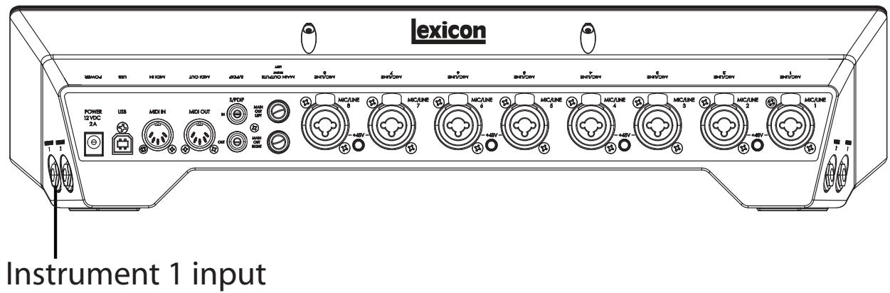 LEXICON I-ONIX U82S - Connect the Guitar - 2