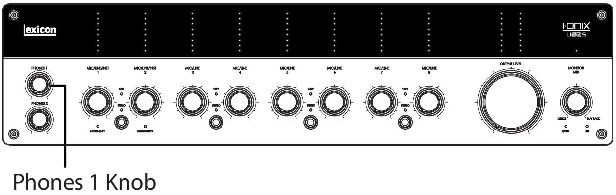 LEXICON I-ONIX U82S - Connect the Headphones - 1