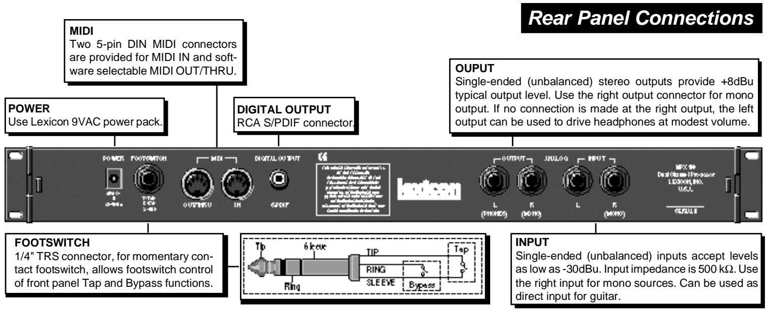 LEXICON MPX 100 - Setting Audio Levels - 1