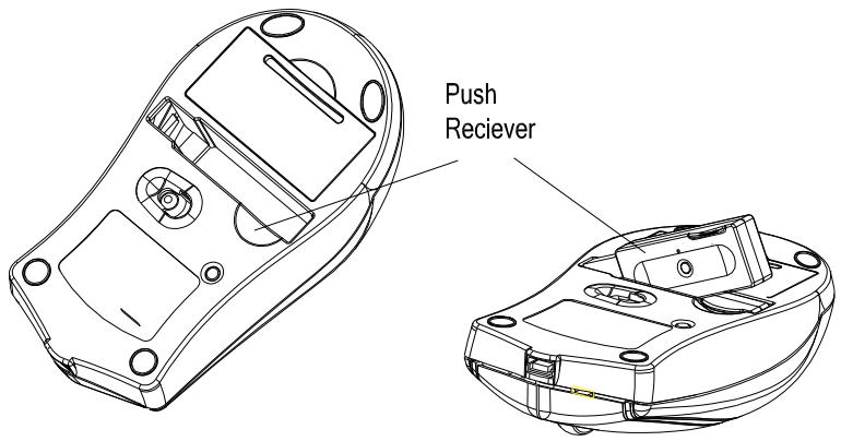 VERBATIM WIRELESS DESKTOP MOUSE - Receiver Storage - 1