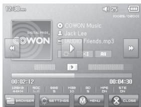 COWON D2 DAB - Basic Control - 3