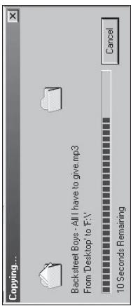 COWON IAUDIO T2 - Transfert de fichiers MP3 dans le iAUDIO - 5