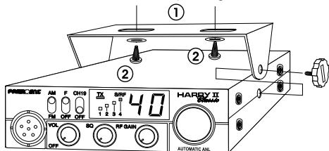 PRESIDENT HARRY II CLASSIC - 1) WHERE AND HOW TO MOUNT YOUR MOBILE CB RADIO: - 1