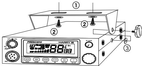 PRESIDENT HARRY III - 1) WAAR EN HOE UW CB RADIO TE MONTEREN - 1