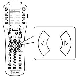 SHERWOOD R-963 - When selecting the LFE LEVEL CONTROL - 6