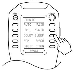 SHERWOOD R-963 - Operating the sleep timer - 1