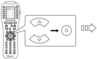 SHERWOOD R-963 - When selecting the SPEAKER DISTANCE - 2