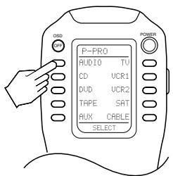 SHERWOOD R-963 - ENTERING A SETUP CODE - 8