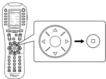 SHERWOOD R-963 - When selecting the DC TRIGGER - 6