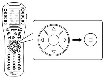 SHERWOOD R-963 - When selecting the FUNCTION SELECT for ROOM 2 - 7