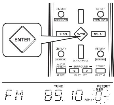 SHERWOOD R-904N - Presetting radio stations - 1