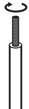 SHERWOOD RD-6504 - Raccordez des fils des haut-parleurs - 1
